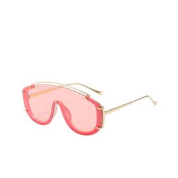 Secret Lives Unisex Pink Lens & Gold-Toned Other Sunglasses with-image-39