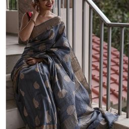 CANBIA Woven Design Banarasi Saree-image-79