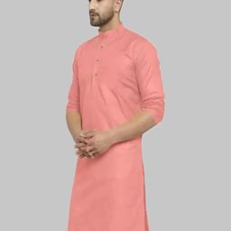 ANUJ FASHION Men Cotton Solid Straight Kurta-image-95