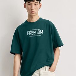 TOGS & TERRE Men Typography Printed Round Neck Cotton Oversized T-shirt-picture-26