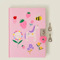 Accessorize Conversational Printed Lockable Journal Stationery-40