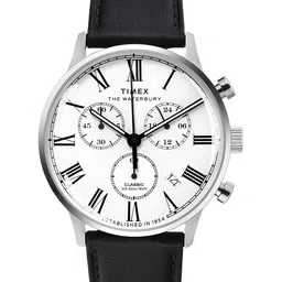 Timex Men Leather Straps Analogue Chronograph Watch TWEG26600-54