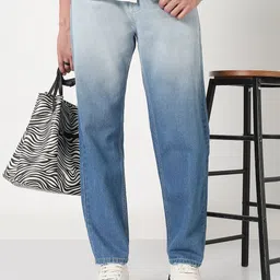 SHOWOFF Men Comfort Straight Fit Low-Rise Heavy Fade Acid Wash Jeans-53