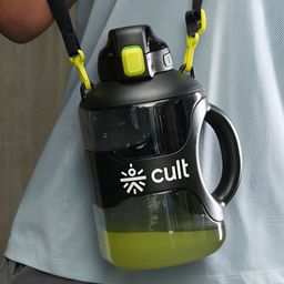 CULT Black Single Plastic Solid Water Bottle-picture-15
