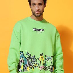 GRIFFEL Men Graphic Printed Sweatshirt-picture-18