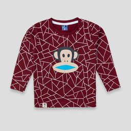 YK X JUST KiDDiNG Boys Floral Printed Applique T-shirt-image-64