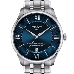 TISSOT Men Dial & Stainless Steel Bracelet Style Straps Analogue WatchT1394071104800--picture-0