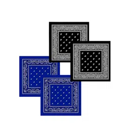 S4S Unisex Set of 4 Printed Pure Cotton Bandanas-image-58