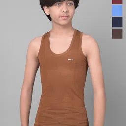Dollar Bigboss Infants Pack Of 5 Cotton Assorted Vests MBKVE-01-FNRN-CLR-PO5-CO3-Assorted-17