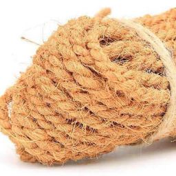 Coconut Coir Fibre Rope for Crafts/Garden/Well/Plant Hanger 5 Meter Brown-41