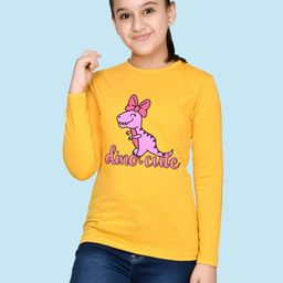 NUSYL Girls Printed T-shirt-picture-19