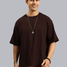 THE BEETEL HOUSE Men Oversized Round Neck Short Sleeves T-shirt-picture-37