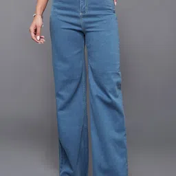 Miss Chase Women Wide Leg High-Rise Jeans-picture-8