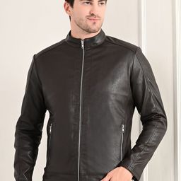 TBOJ Men Lightweight Biker Jacket-image-65