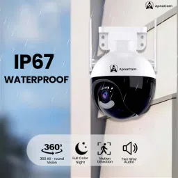 ApnaCam Dome PTZ WiFi Camera Motion Alert Color Night Vision 2-Way Audio 360° Live View Security Camera image 3
