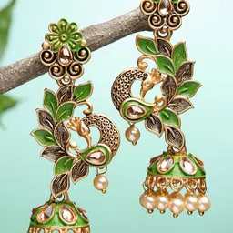 Anouk Contemporary Jhumkas Earrings-image-41