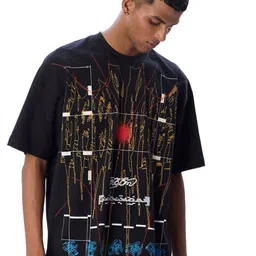 Urban Monkey Fck Em Unisex Oversized Graphic Printed Cotton T-Shirt-picture-14