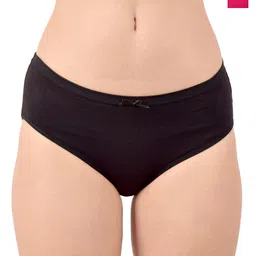 Valles365 by S.C. Pack of 2 Cotton Bikini Briefs BIKPN2BLKMAG-S-49
