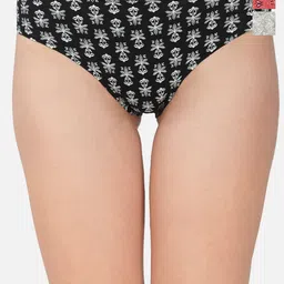 Carlton London Pack Of 3 Printed Cotton Assorted Mid-Rise Hipster Briefs + CL-HP-P-OP4-ASS-53