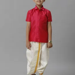 Ramraj Boys Shirt with Dhoti Pants-image-62