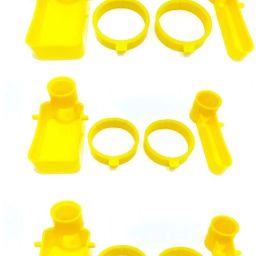 Bird Feeder Automatic Food Feeder and Water Feeder with Holder Ring Pack of 12 Caged Bird Feeder-image-6