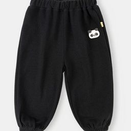 LULU & SKY Boys Tapered Fit High-Rise Joggers Trousers-image-128