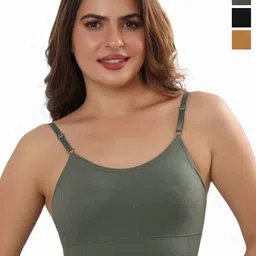 Moda Rapido Pack Of 3 Full Coverage Lightly Padded Everyday Bra-image-88
