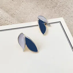 Krelin Silver-Plated Leaf Shaped Studs-image-44