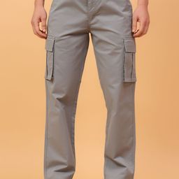 MEGHZ Men Regular Fit Mid-Rise Cotton Cargos Trousers-image-39