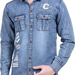 SQS Boys Slim Fit Full Sleeve Denim blue Color Shirt for Boys-image-47