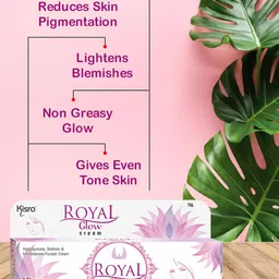KISRA Set Of 2 Skin Hydrating and Glowing Look Royal Glow Creams-15gm each image 2