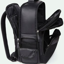 ZOUK Jet Unisex Padded Vegan Leather Backpack-Up to 16 inch image 4
