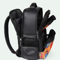 ZOUK Unisex 16 Inch Abstract Medium Backpack image 4