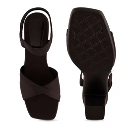 DEAS Square Toe Block Heels With Backstrap image 5