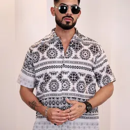 WILNERCROWN Men Classic Opaque Casual Shirt-image-44