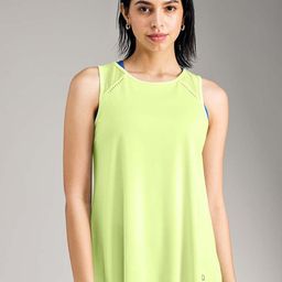 KICA Women Self Design Round Neck Tank Top-image-83