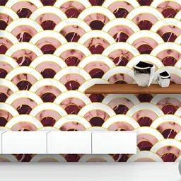 ArtzFolio Printed UV-Resistant Anti-Bacterial Wave Marble Pattern Peel & Stick Wallpaper-image-22