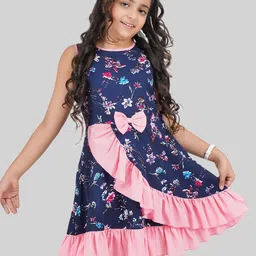 BEING NAUGHTY Floral Print Crepe Fit & Flare Dress-picture-11