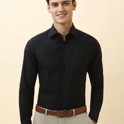 Allen Solly Sport Textured Spread Collar Pure Cotton Formal Shirt-picture-39