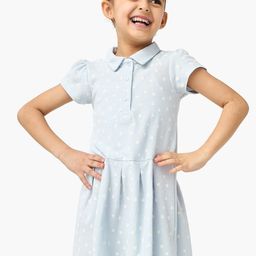 Juniors by Babyshop Polka Dot Print Puff Sleeve A-Line Dress-picture-32