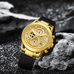 Naviforce Men Dial & Leather Straps Analogue Chronograph Watch NF8073_G G B-image-20
