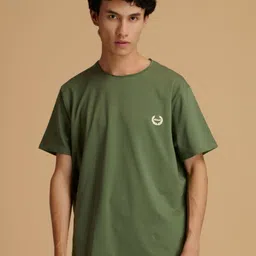 Albion By CnM Round Neck Drop-Shoulder Sleeves Pure Cotton T-shirt-picture-33