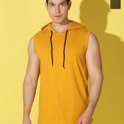 WOOSTRO Men Pack Of 2 Solid Hooded Cotton T-shirts-image-102