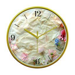 Aura Multicoloured Printed Contemporary Wall Clock-13