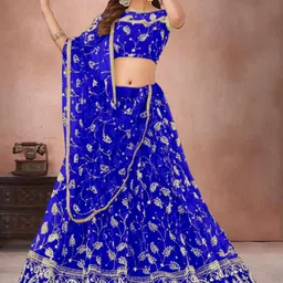 F Plus Fashion Multi Net Lehenga Choli image 4