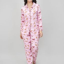 She N She Women Animal Printed Night suit-image-6