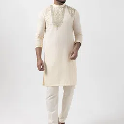 DEVOILER Men Ethnic Motifs Printed Regular Kurta with Pyjamas & With Dupatta-20