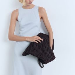 MANGO Round Neck Midi A-Line Dress-picture-42