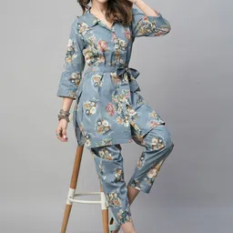 Kiana House Of Fashion Printed Top With Trousers Co-Ords-picture-15