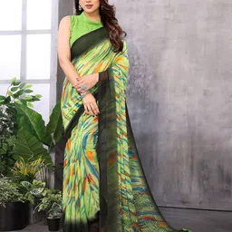 Ambuja International Pure Georgette Saree-picture-16
